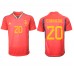 Billige Spanien Daniel Carvajal #20 Hjemmebane Fodboldtrøjer VM 2022 Kortærmet